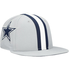 Dallas Cowboys New Era Helmet 9FIFTY Snapback Hat Gray | NFL