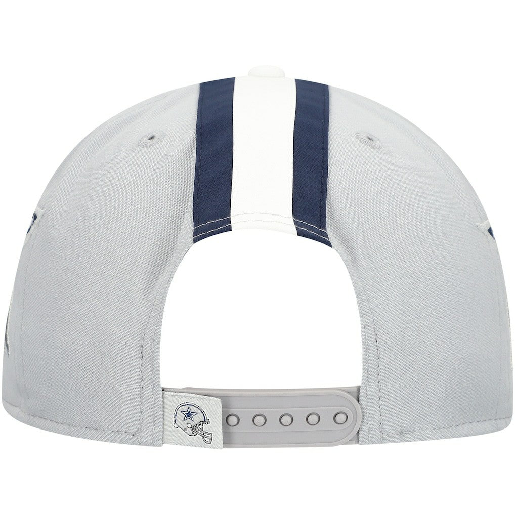 Dallas Cowboys New Era Helmet 9FIFTY Snapback Hat Gray | NFL