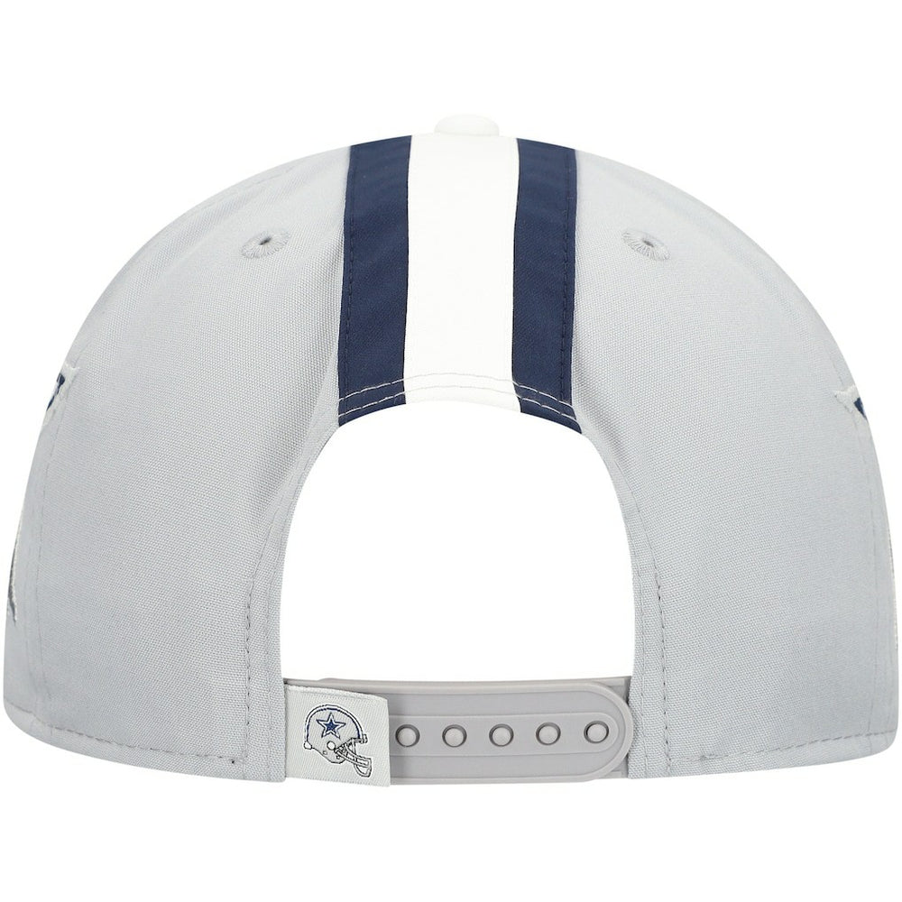 Dallas Cowboys New Era Helmet 9FIFTY Snapback Hat Gray | NFL