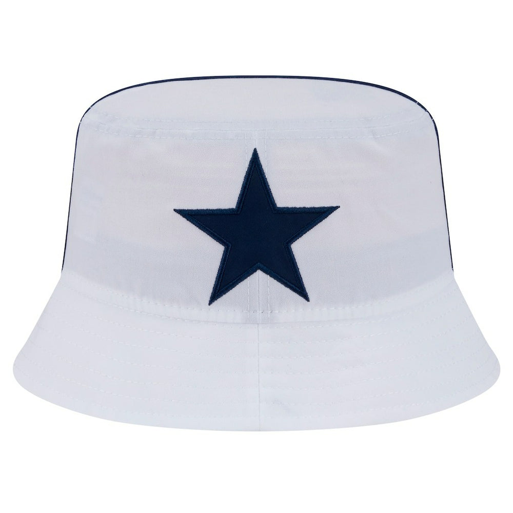 Dallas Cowboys New Era Helmet Bucket Hat White | NFL