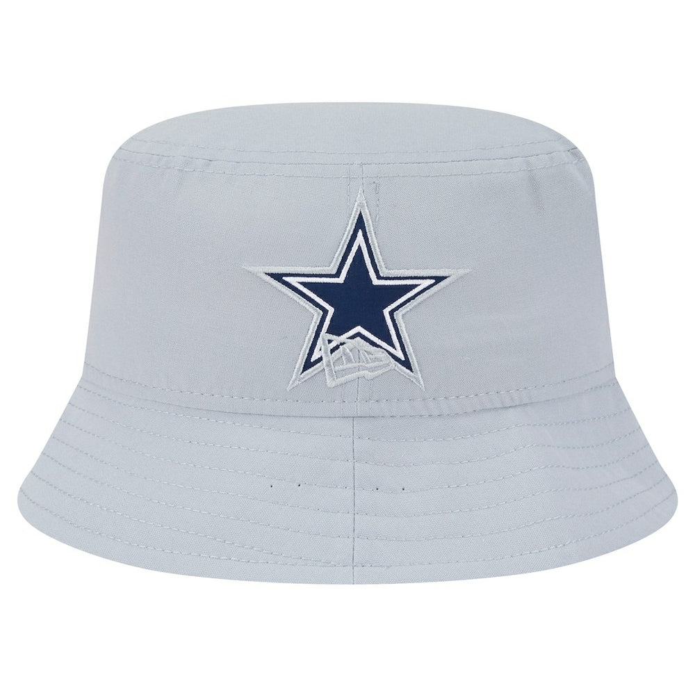 Dallas Cowboys New Era Helmet Bucket Hat Gray | NFL