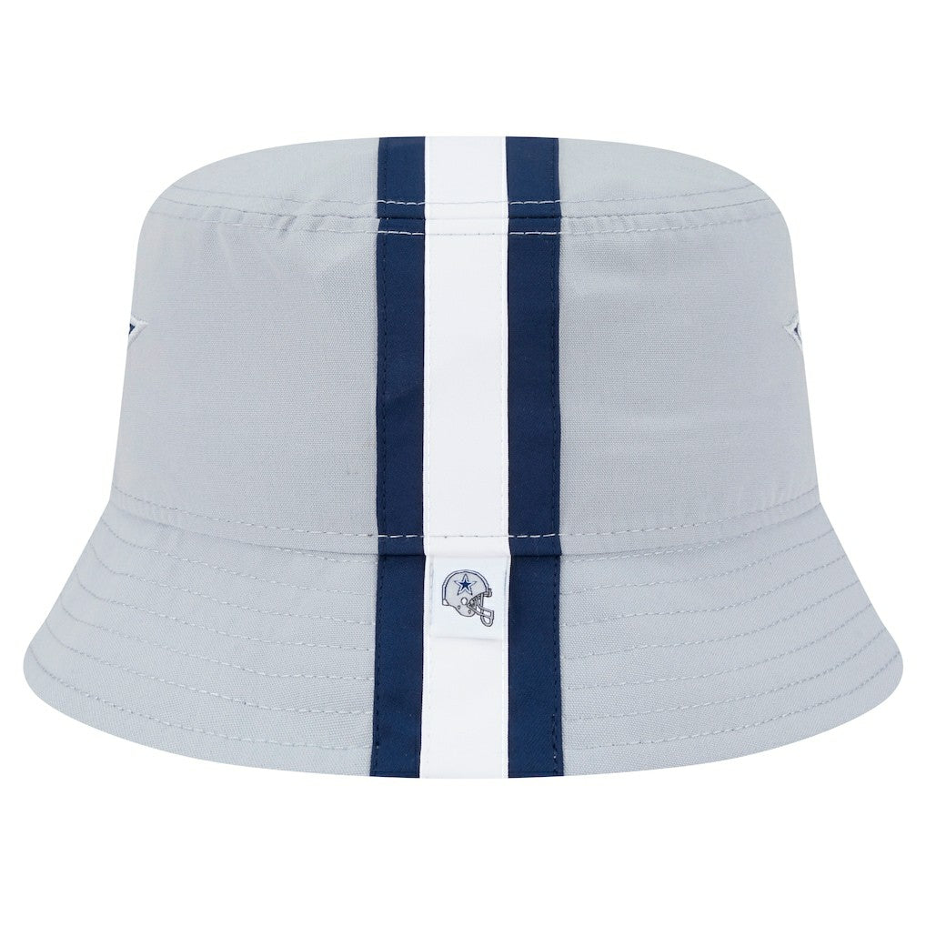 Dallas Cowboys New Era Helmet Bucket Hat Gray | NFL