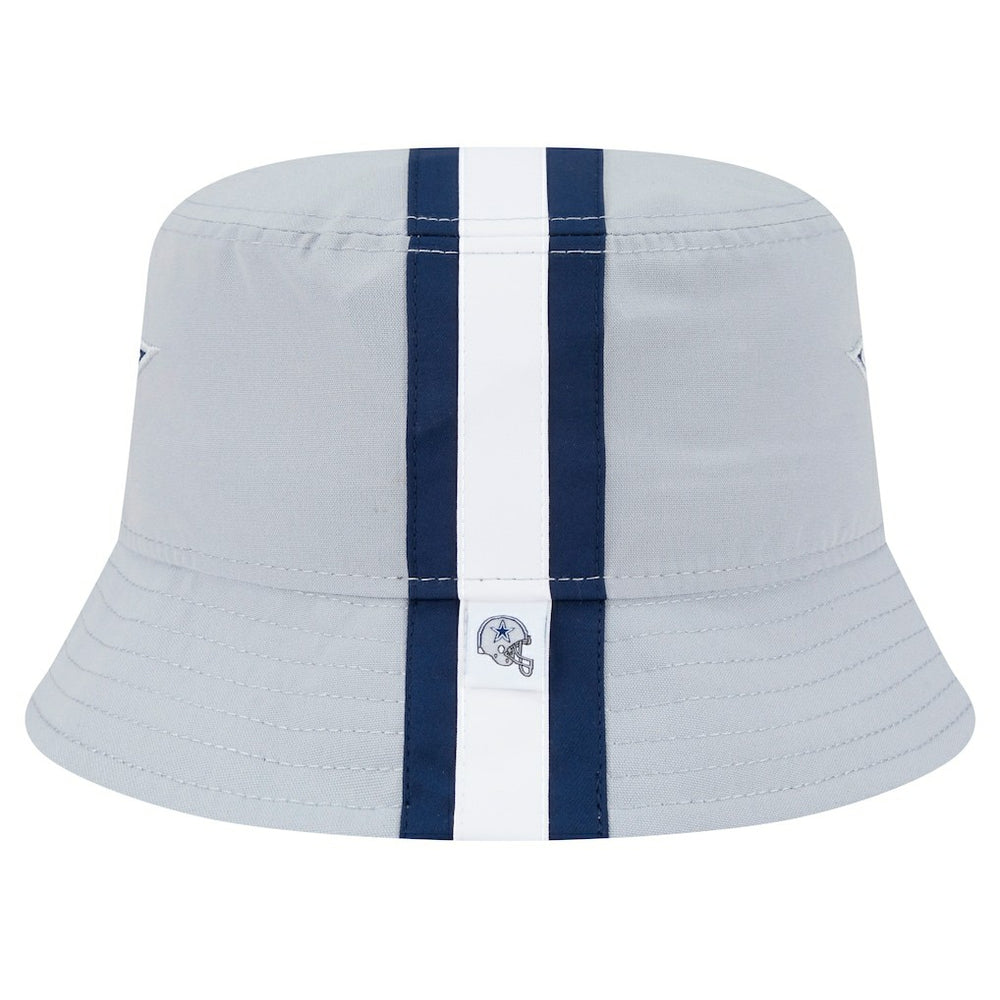 Dallas Cowboys New Era Helmet Bucket Hat Gray | NFL