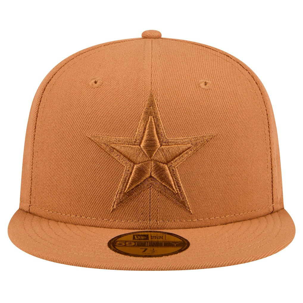 Dallas Cowboys New Era Tonal Color Pack 59FIFTY Fitted Hat Brown | NFL