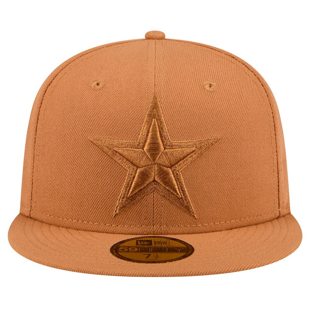 Dallas Cowboys New Era Tonal Color Pack 59FIFTY Fitted Hat Brown | NFL