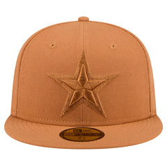Dallas Cowboys New Era Tonal Color Pack 59FIFTY Fitted Hat Brown | NFL