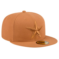 Dallas Cowboys New Era Tonal Color Pack 59FIFTY Fitted Hat Brown | NFL