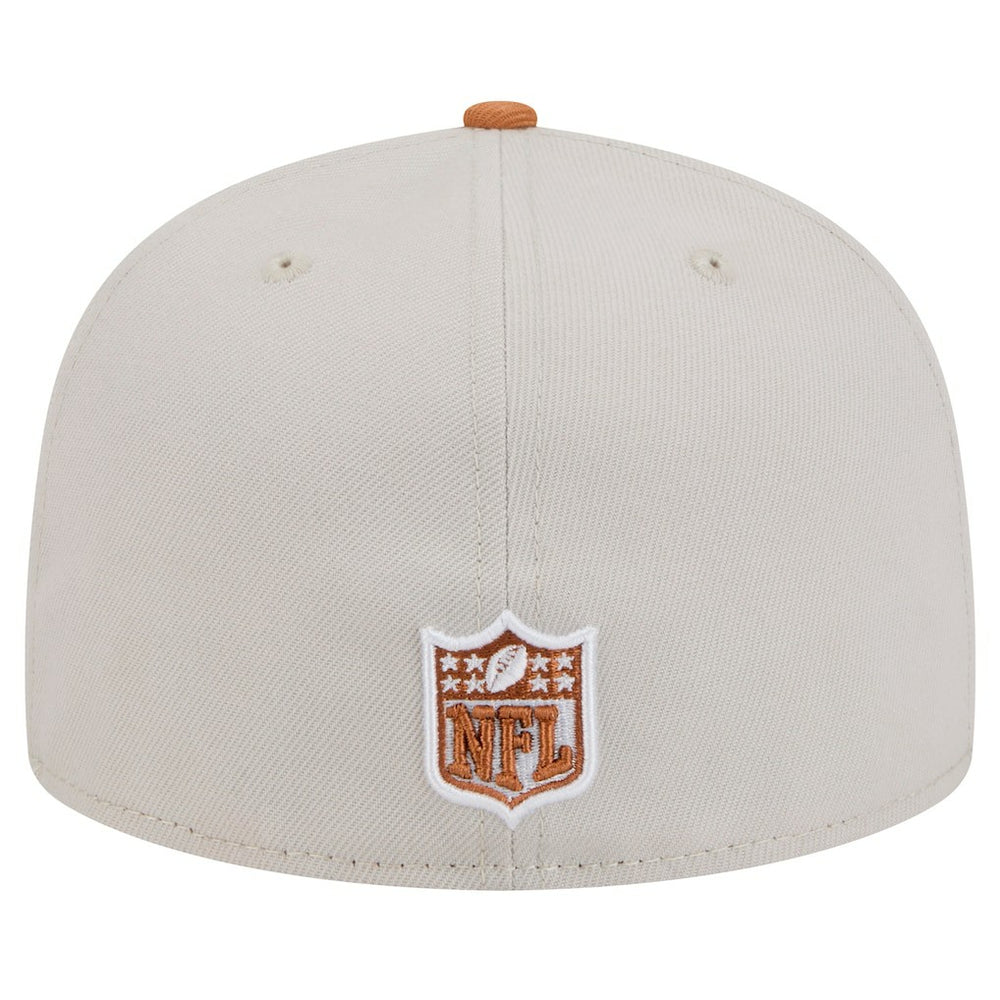 Dallas Cowboys New Era Two-Tone Color Pack 59FIFTY Fitted Hat Stone/Brown | NFL