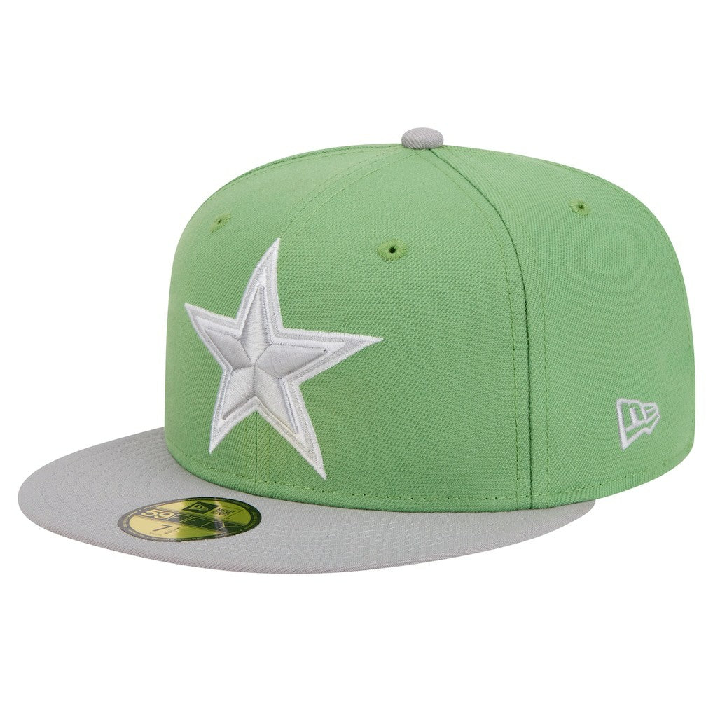 Dallas Cowboys New Era Two-Tone Color Pack 59FIFTY Fitted Hat Green/Gray | NFL