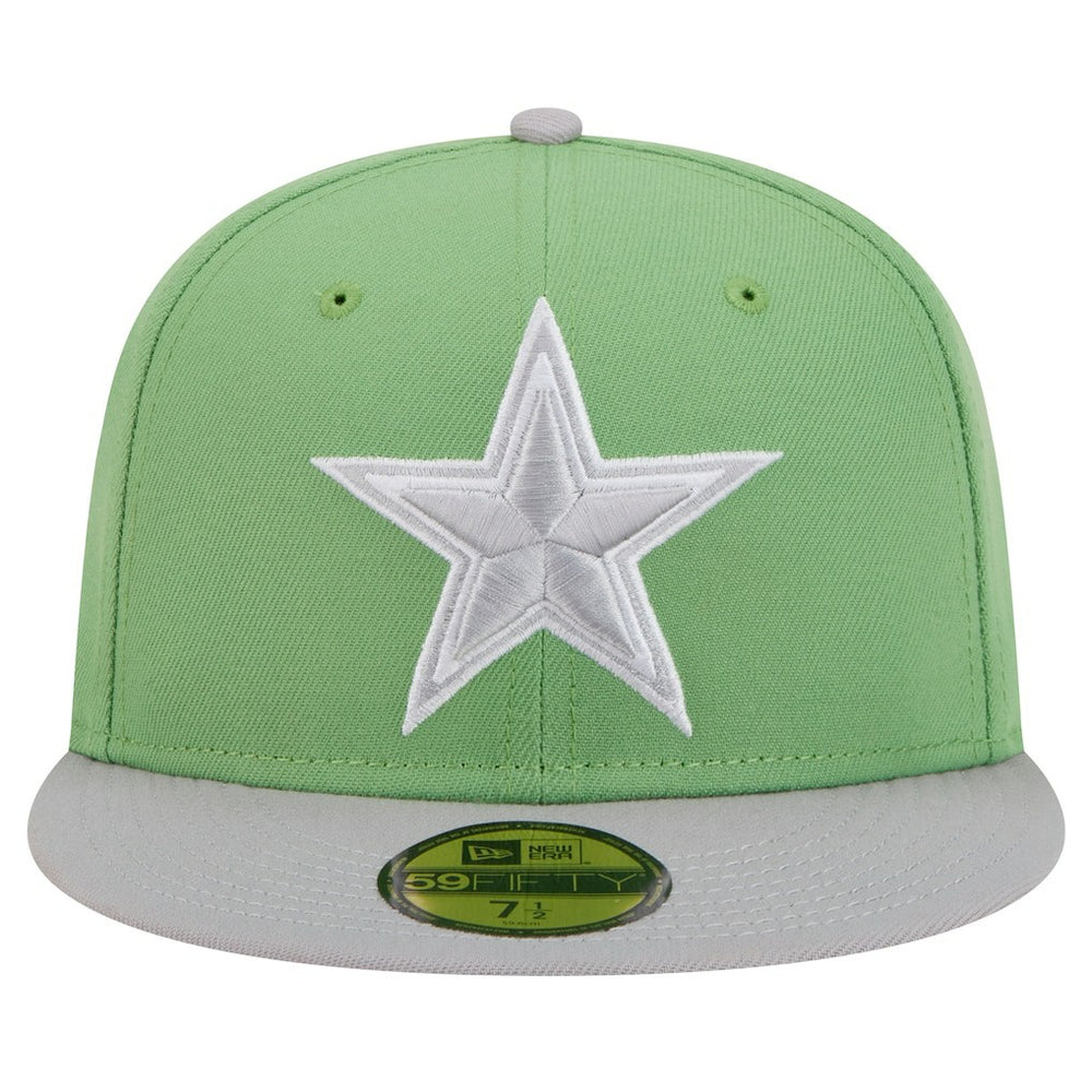 Dallas Cowboys New Era Two-Tone Color Pack 59FIFTY Fitted Hat Green/Gray | NFL