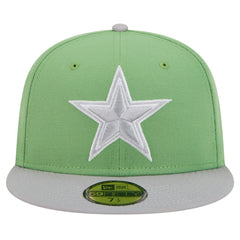 Dallas Cowboys New Era Two-Tone Color Pack 59FIFTY Fitted Hat Green/Gray | NFL