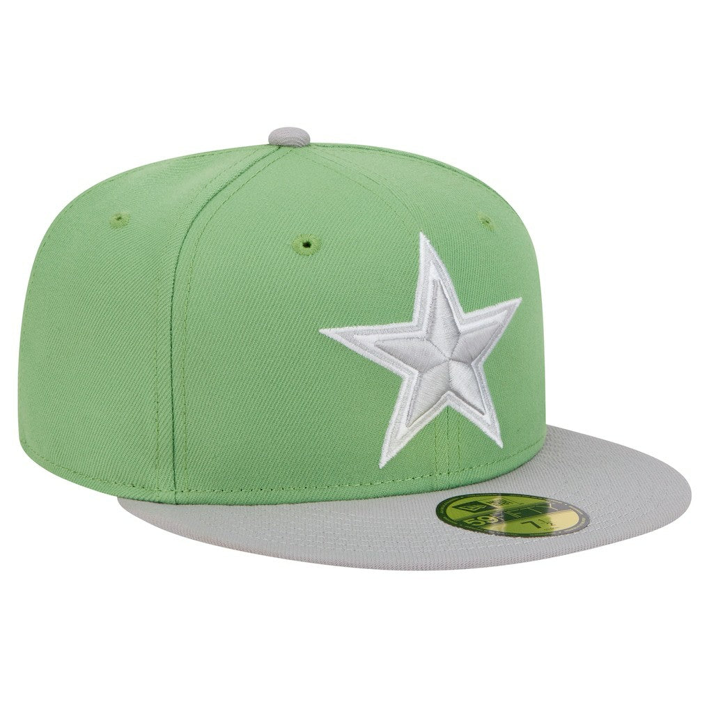 Dallas Cowboys New Era Two-Tone Color Pack 59FIFTY Fitted Hat Green/Gray | NFL