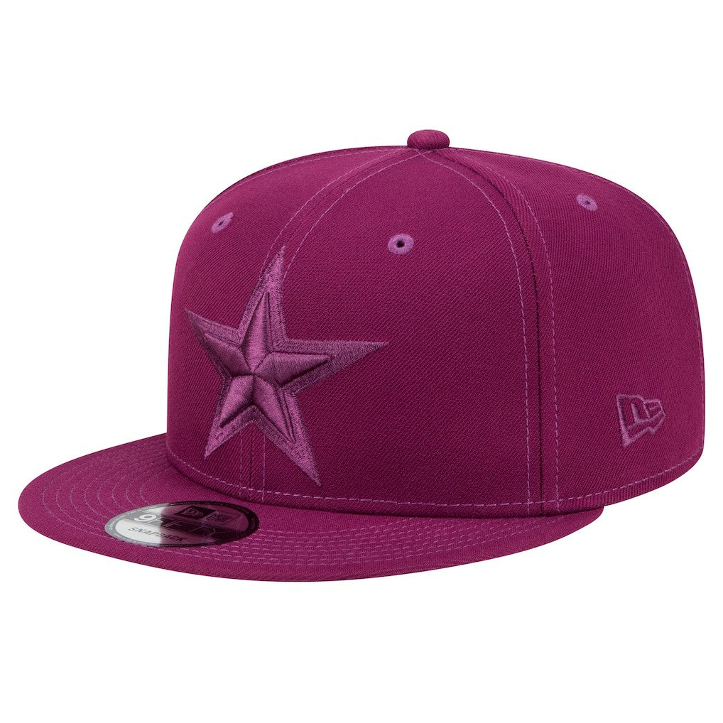 Dallas Cowboys New Era Tonal Color Pack 9FIFTY Snapback Hat Purple | NFL