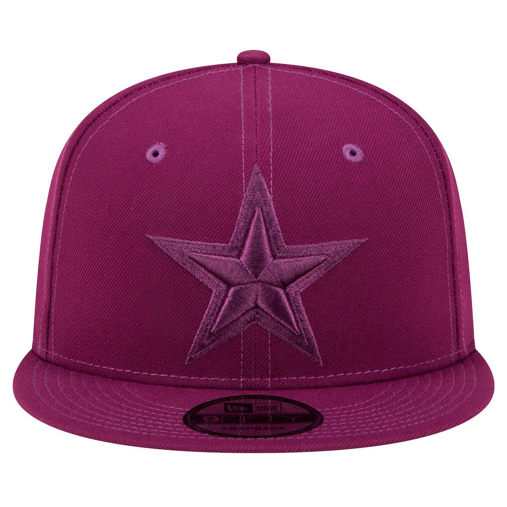 Dallas Cowboys New Era Tonal Color Pack 9FIFTY Snapback Hat Purple | NFL