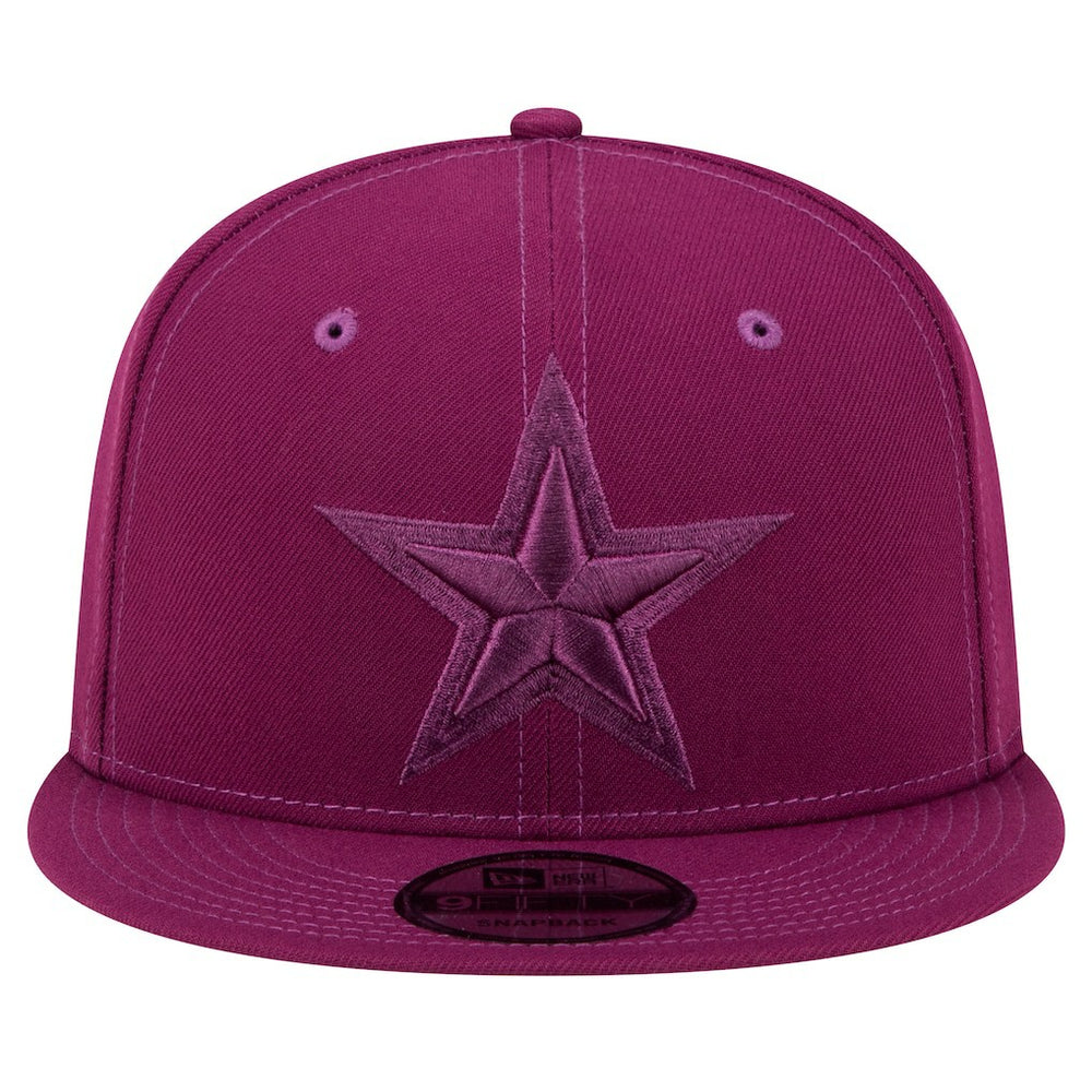 Dallas Cowboys New Era Tonal Color Pack 9FIFTY Snapback Hat Purple | NFL