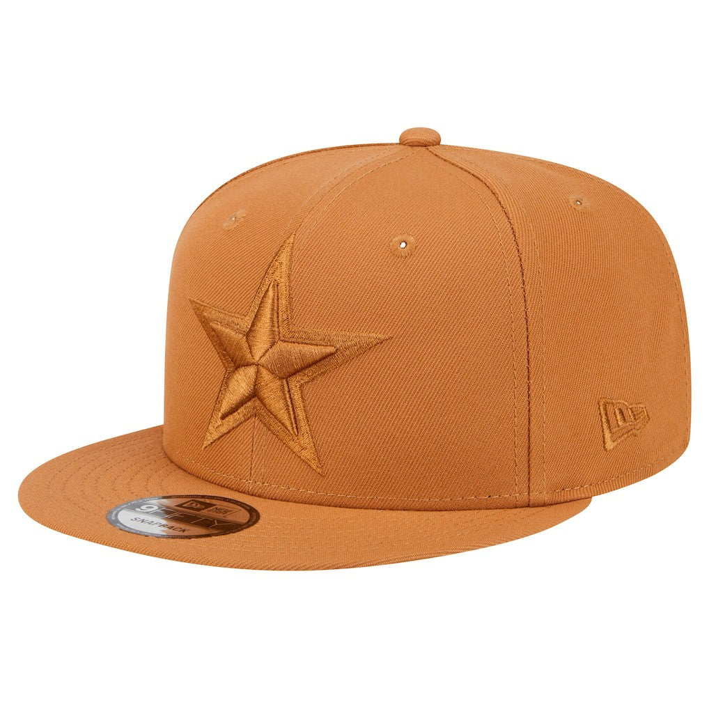 Dallas Cowboys New Era Tonal Color Pack 9FIFTY Snapback Hat Brown | NFL
