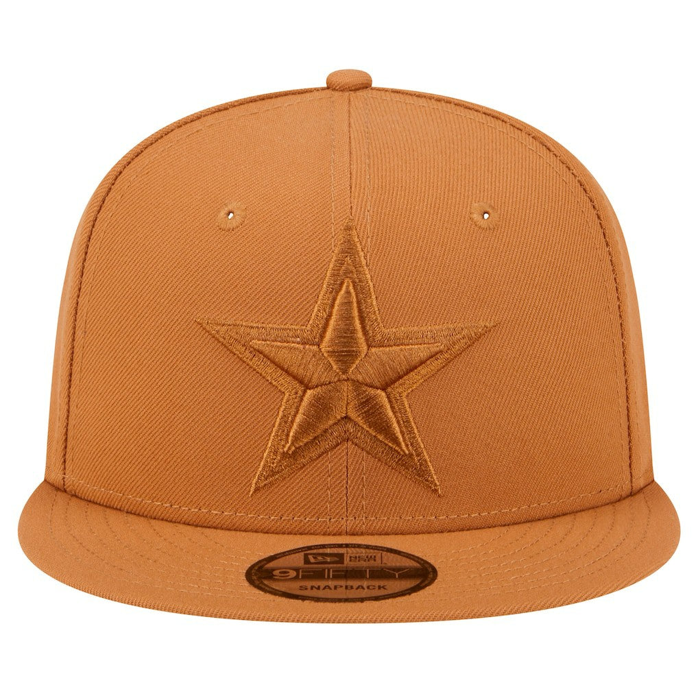 Dallas Cowboys New Era Tonal Color Pack 9FIFTY Snapback Hat Brown | NFL