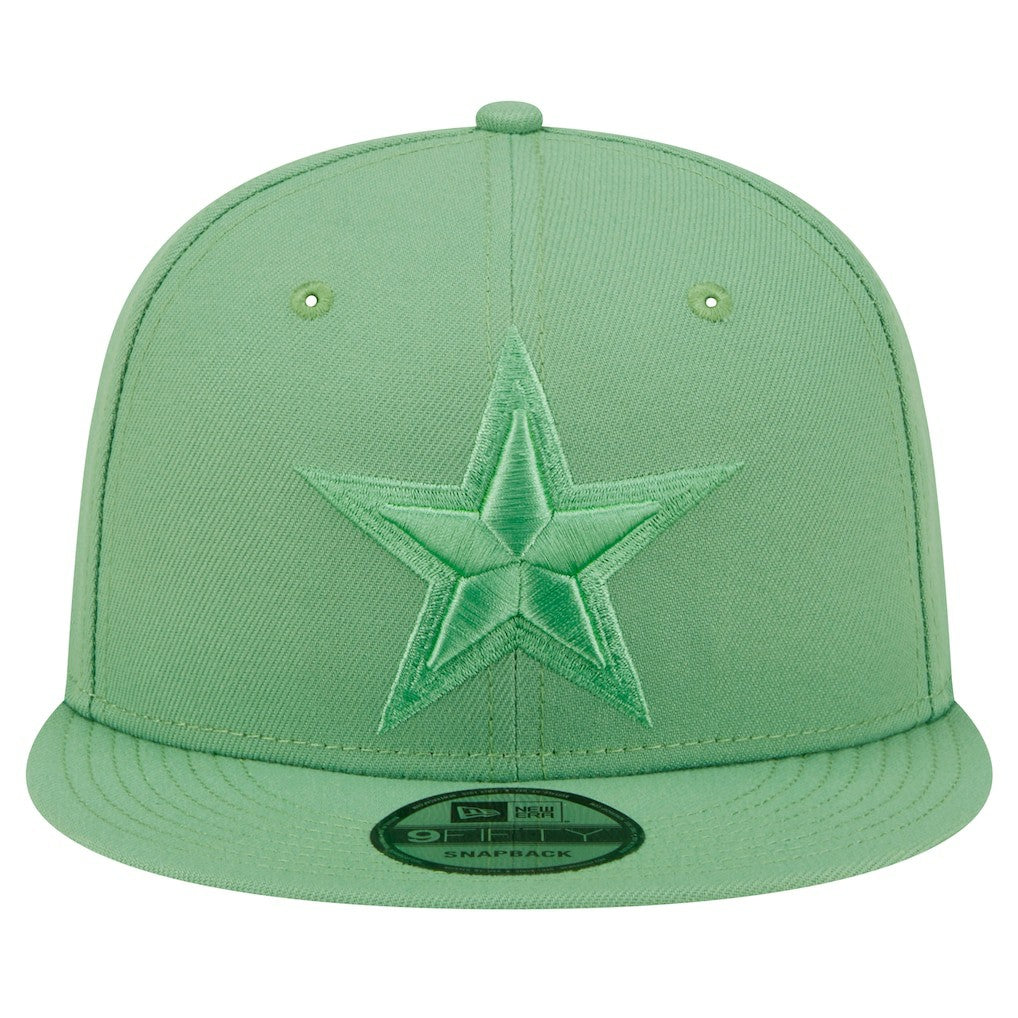 Dallas Cowboys New Era Tonal Color Pack 9FIFTY Snapback Hat Green | NFL