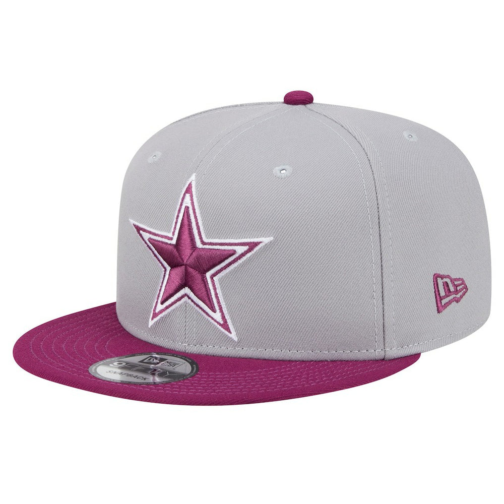 Dallas Cowboys New Era Two-Tone Color Pack 9FIFTY Snapback Hat Gray | NFL