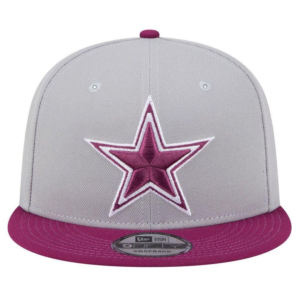 Dallas Cowboys New Era Two-Tone Color Pack 9FIFTY Snapback Hat Gray | NFL