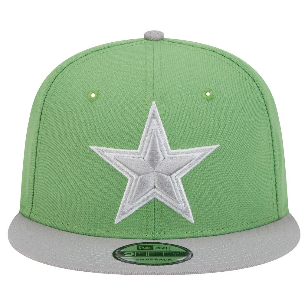Dallas Cowboys New Era Two-Tone Color Pack 9FIFTY Snapback Hat Green | NFL