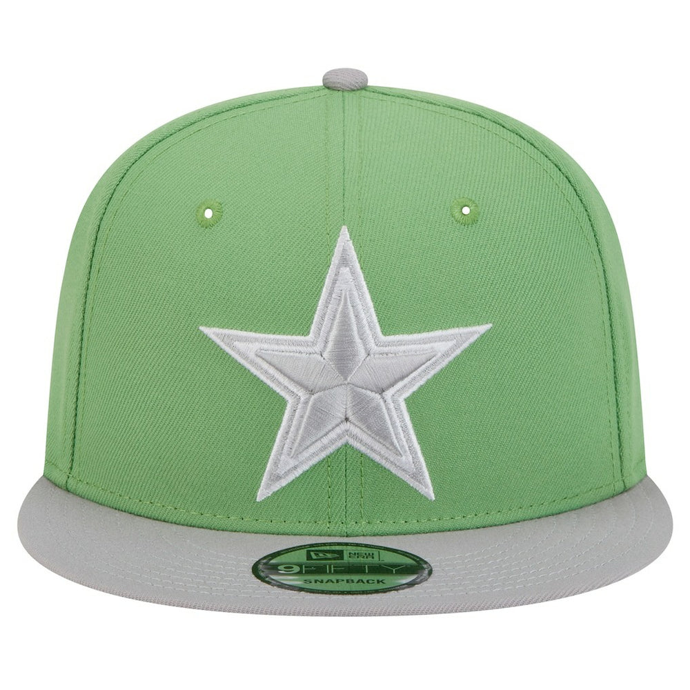 Dallas Cowboys New Era Two-Tone Color Pack 9FIFTY Snapback Hat Green | NFL