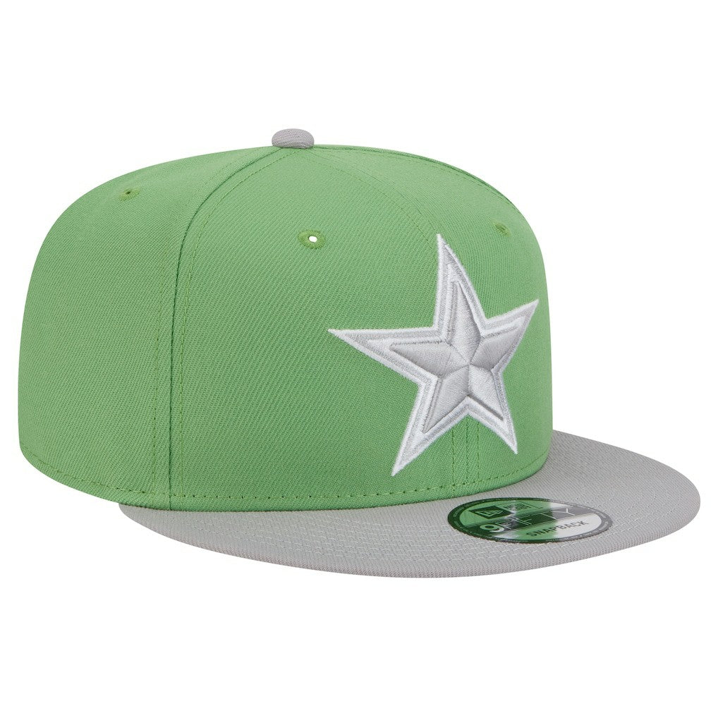 Dallas Cowboys New Era Two-Tone Color Pack 9FIFTY Snapback Hat Green | NFL