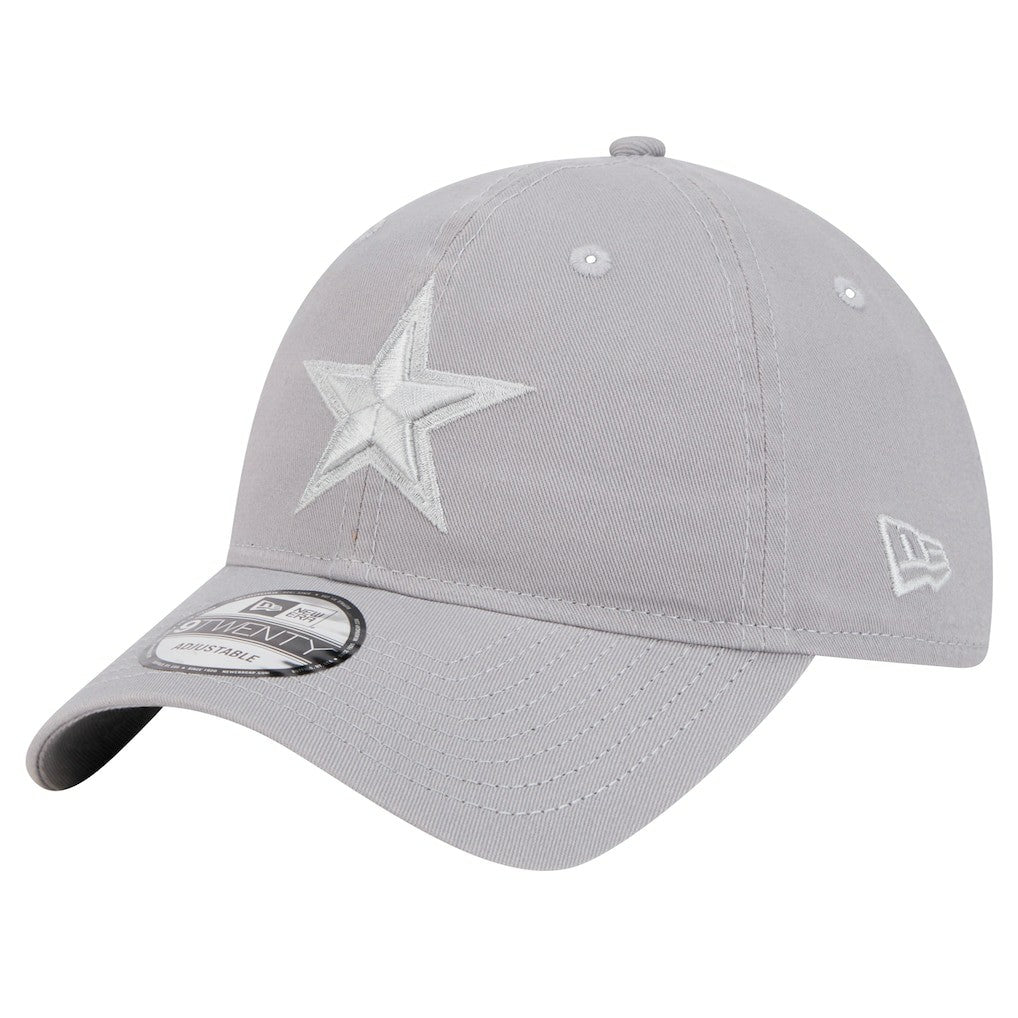 Dallas Cowboys New Era Tonal Color Pack 9TWENTY Adjustable Hat Gray | NFL