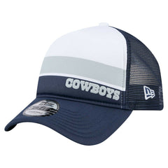 Dallas Cowboys New Era Preschool Sport Night Color Block 9FORTY A-Frame Trucker Adjustable Hat White/Navy | NFL