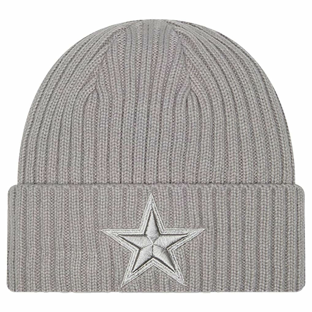 Dallas Cowboys New Era Youth Tonal Color Pack Cuffed Knit Hat Gray | NFL