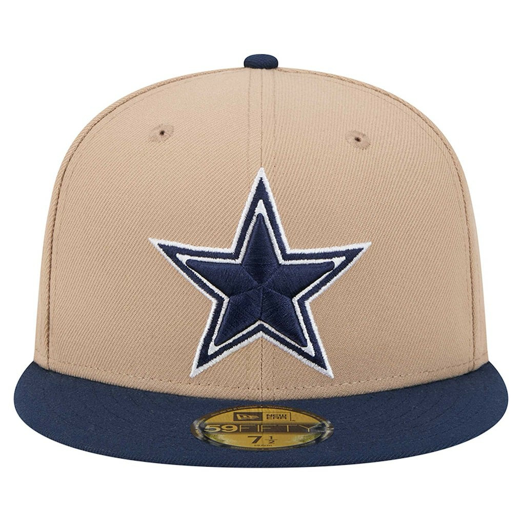 Dallas Cowboys New Era 59FIFTY Fitted Hat Tan | NFL