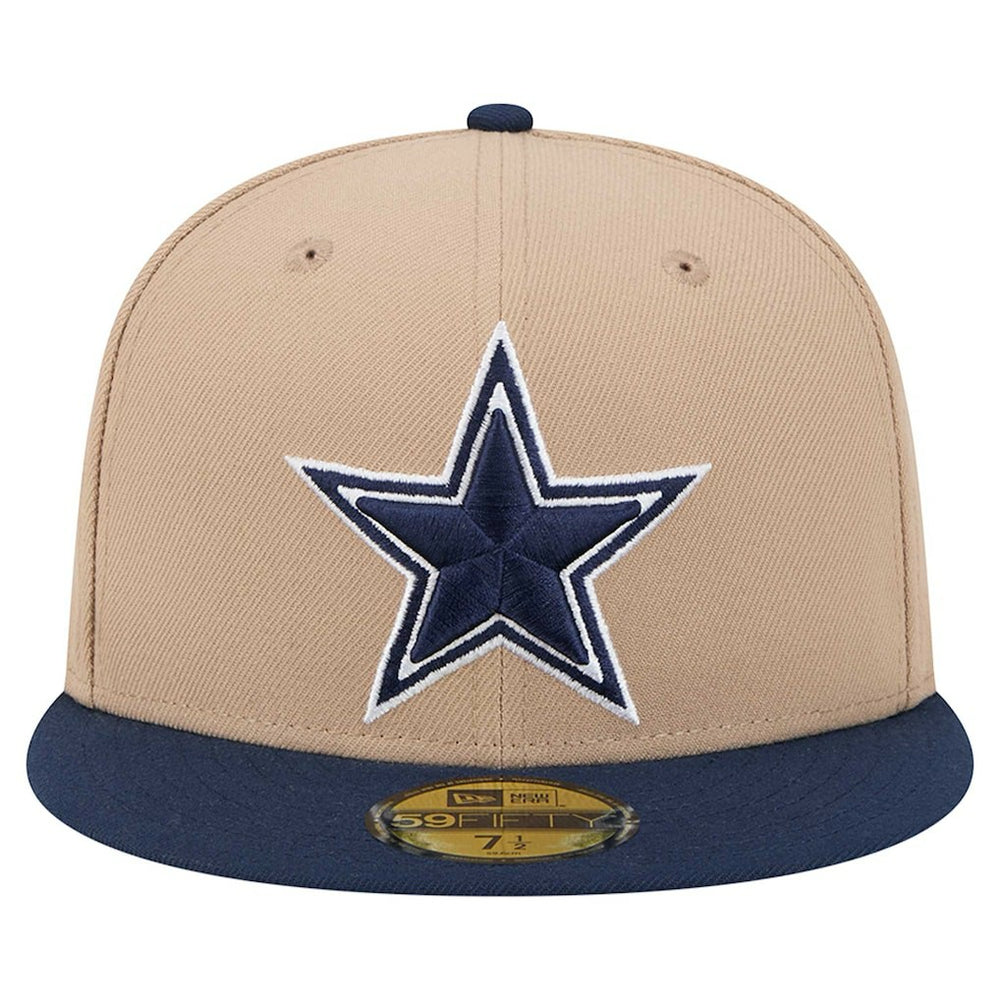 Dallas Cowboys New Era 59FIFTY Fitted Hat Tan | NFL