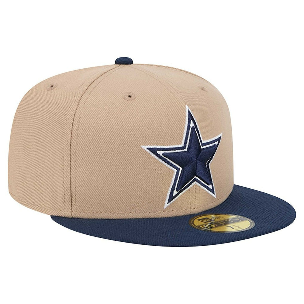Dallas Cowboys New Era 59FIFTY Fitted Hat Tan | NFL