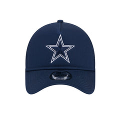 Dallas Cowboys New Era Main A-Frame Trucker 9FORTY Adjustable Hat Navy | NFL
