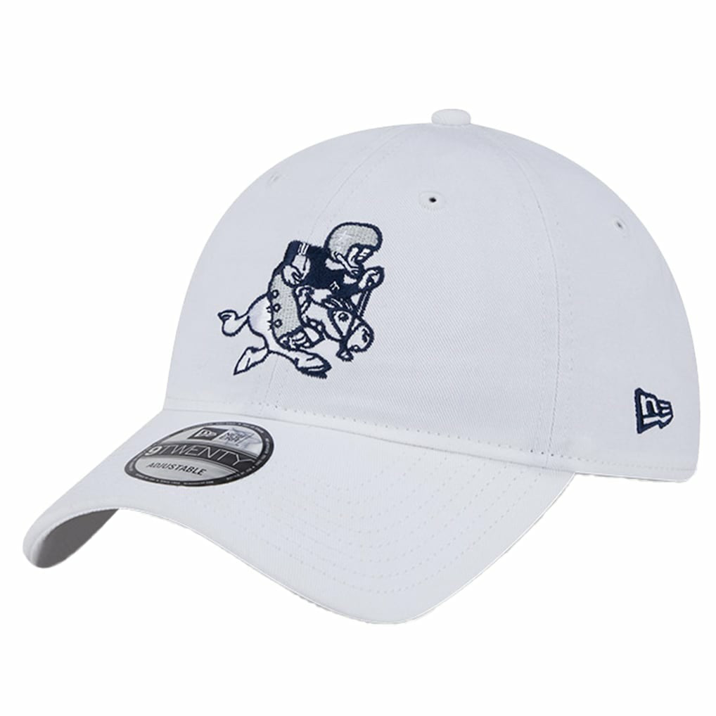 Dallas Cowboys New Era Retro Main 9TWENTY Adjustable Hat White | NFL