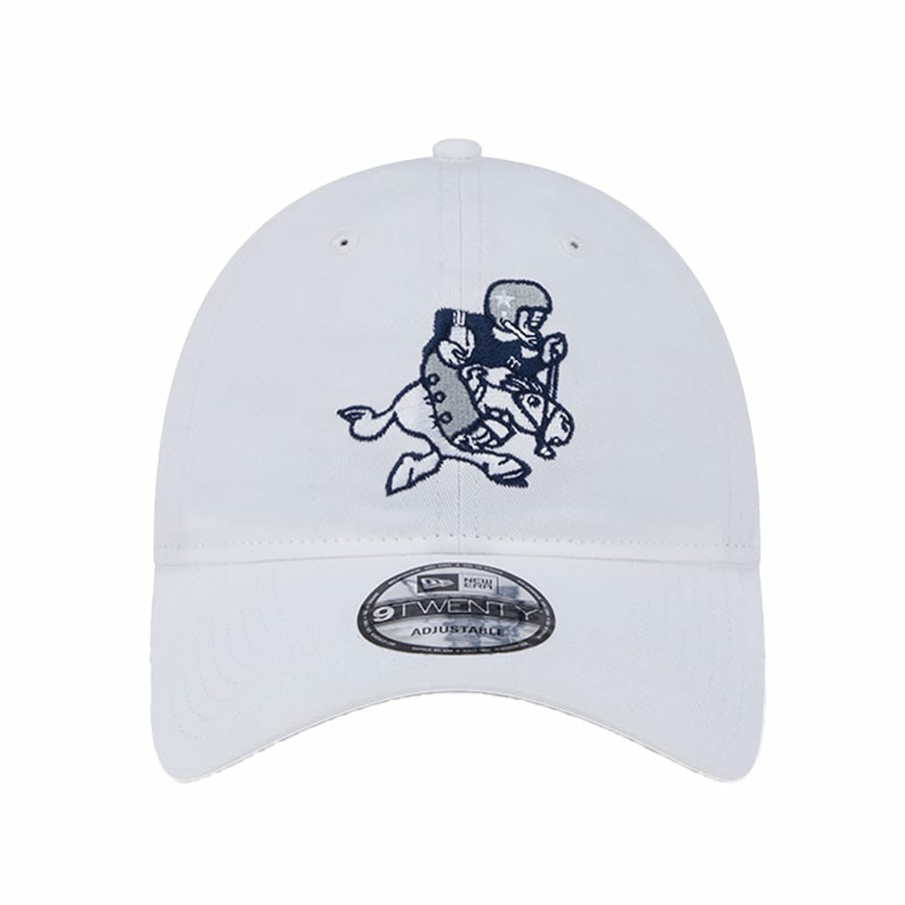 Dallas Cowboys New Era Retro Main 9TWENTY Adjustable Hat White | NFL