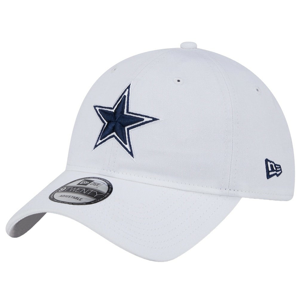 Dallas Cowboys New Era Main 9TWENTY Adjustable Hat White | NFL