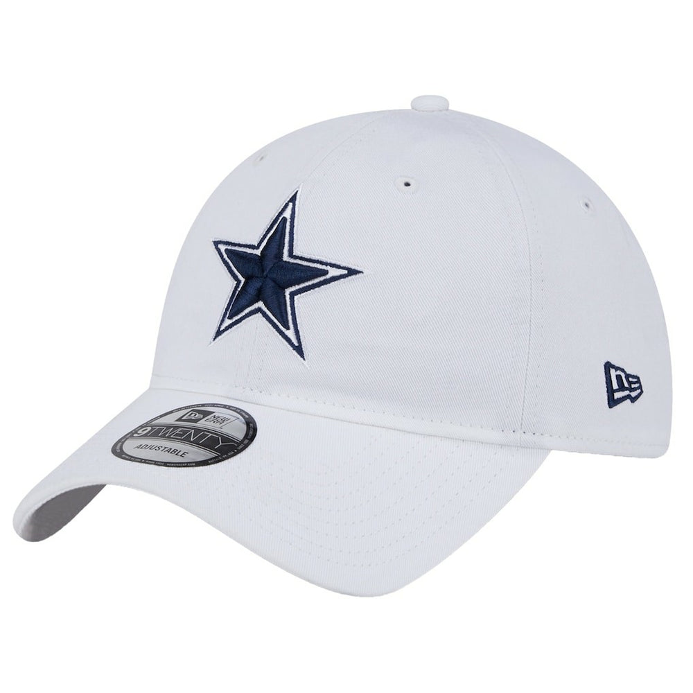 Dallas Cowboys New Era Main 9TWENTY Adjustable Hat White | NFL