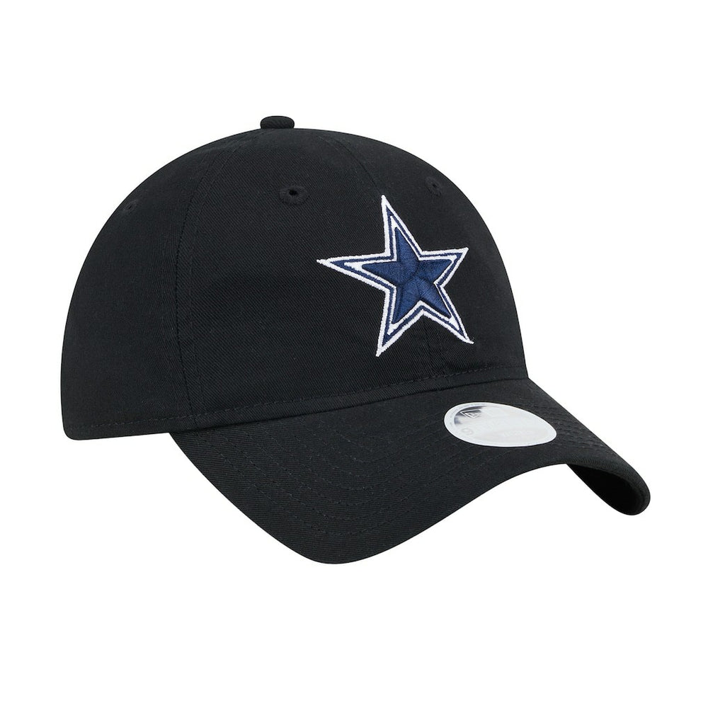 Dallas Cowboys New Era Women's Main 9TWENTY Adjustable Hat Black | NFL
