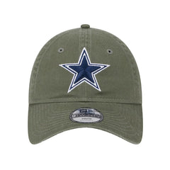 Dallas Cowboys New Era Youth Main 9TWENTY Adjustable Hat Olive | NFL