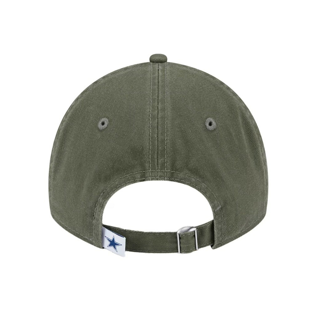 Dallas Cowboys New Era Youth Main 9TWENTY Adjustable Hat Olive | NFL