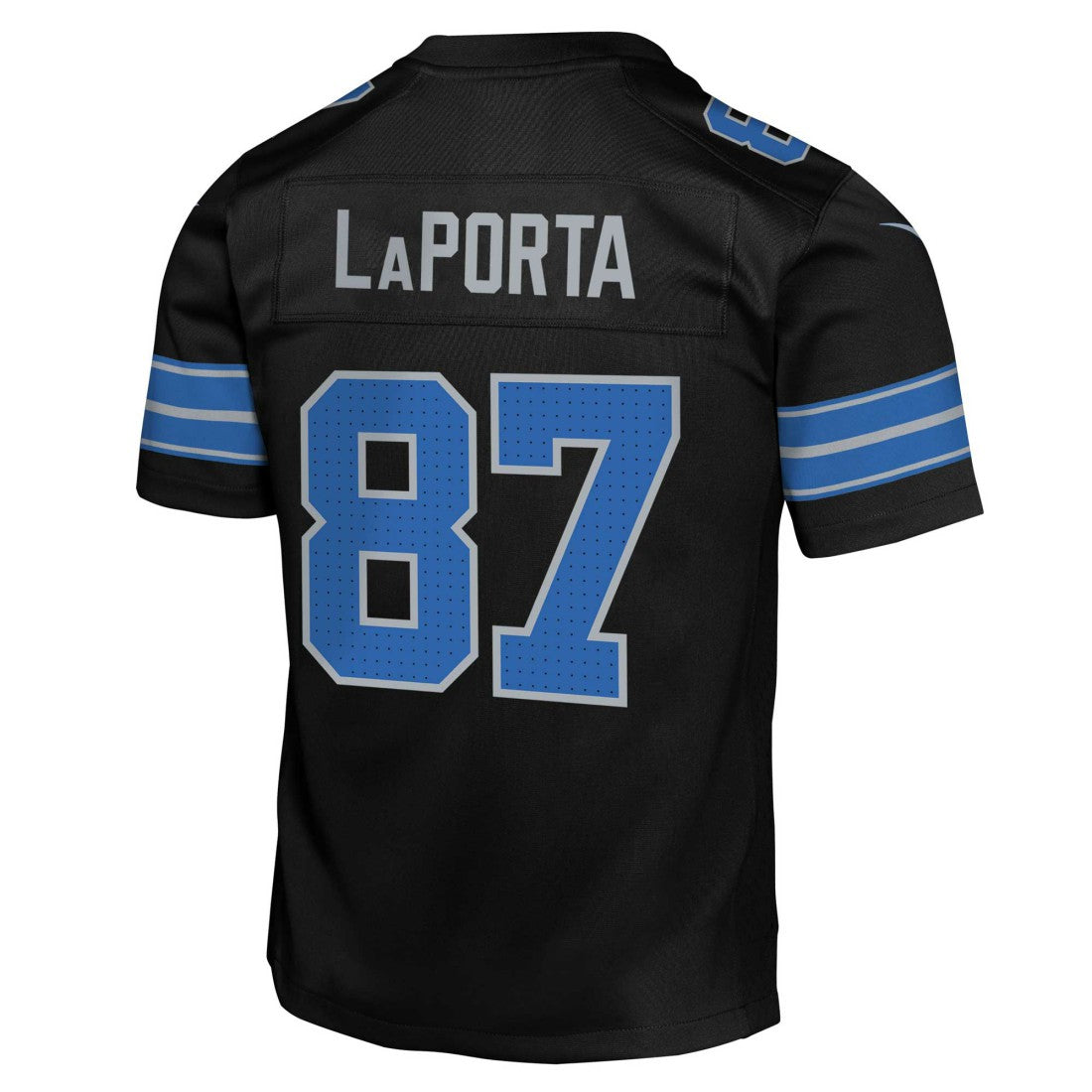 Sam LaPorta Detroit Lions Youth Game Jersey Black | Nike for Sale