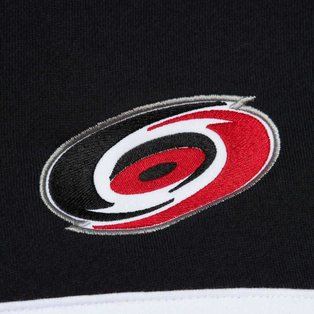 Carolina Hurricanes Mitchell & Ness Head Coach Pullover Hoodie - Red/Black - NHL