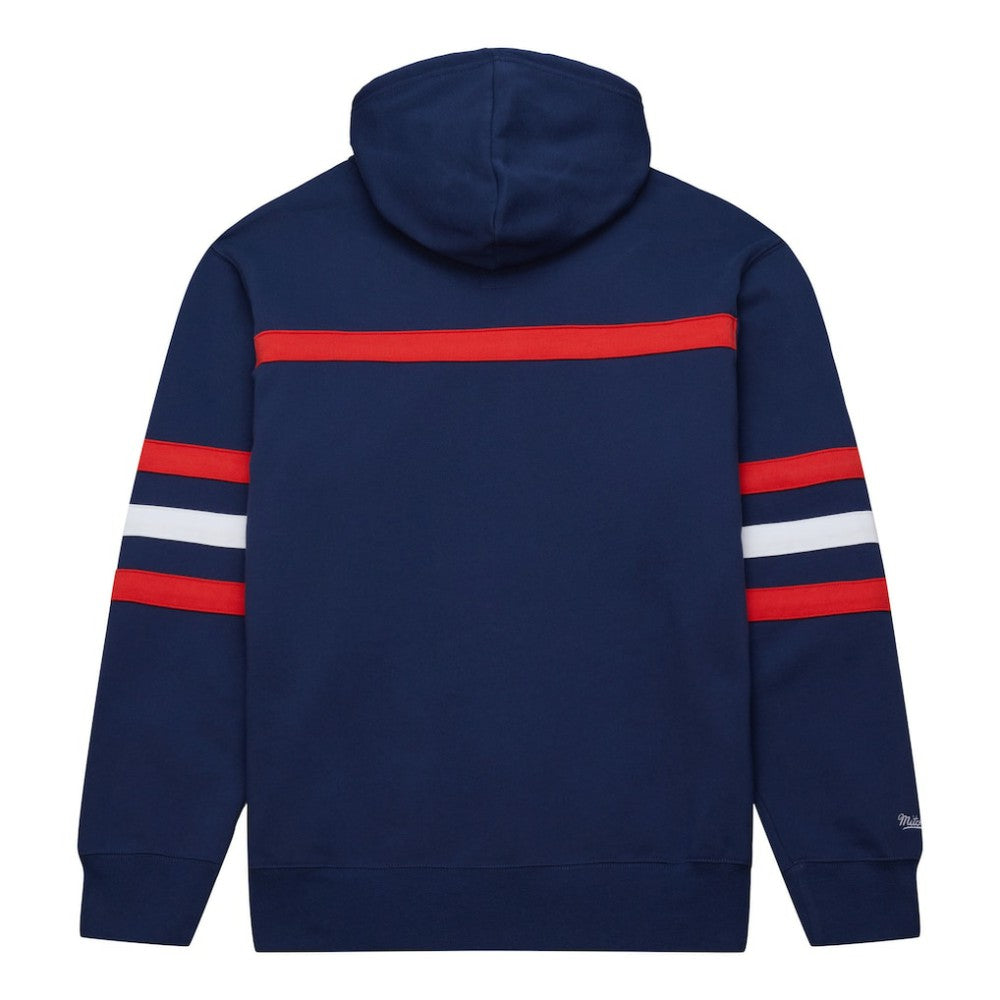 Florida Panthers Mitchell & Ness Head Coach Pullover Hoodie - Navy - NHL