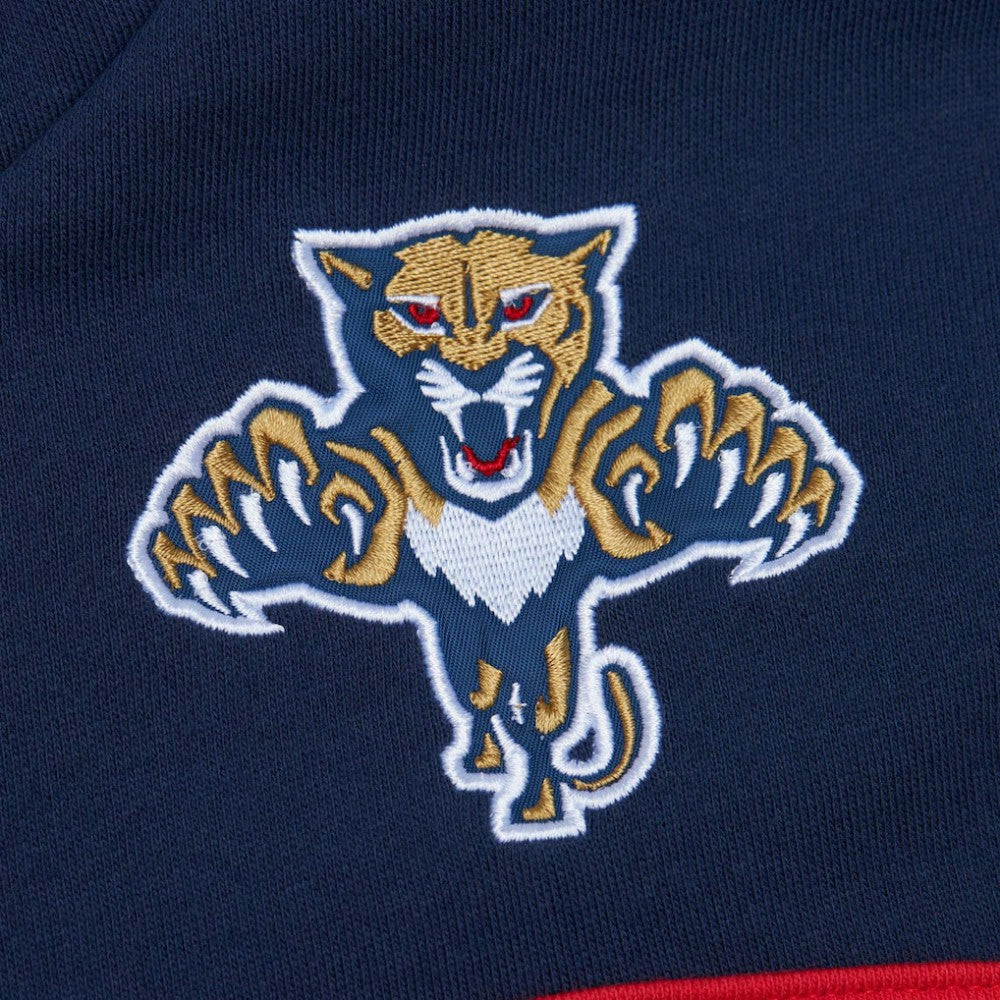 Florida Panthers Mitchell & Ness Head Coach Pullover Hoodie - Navy - NHL