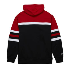 Chicago Blackhawks Mitchell & Ness Head Coach Pullover Hoodie - Black/Red - NHL