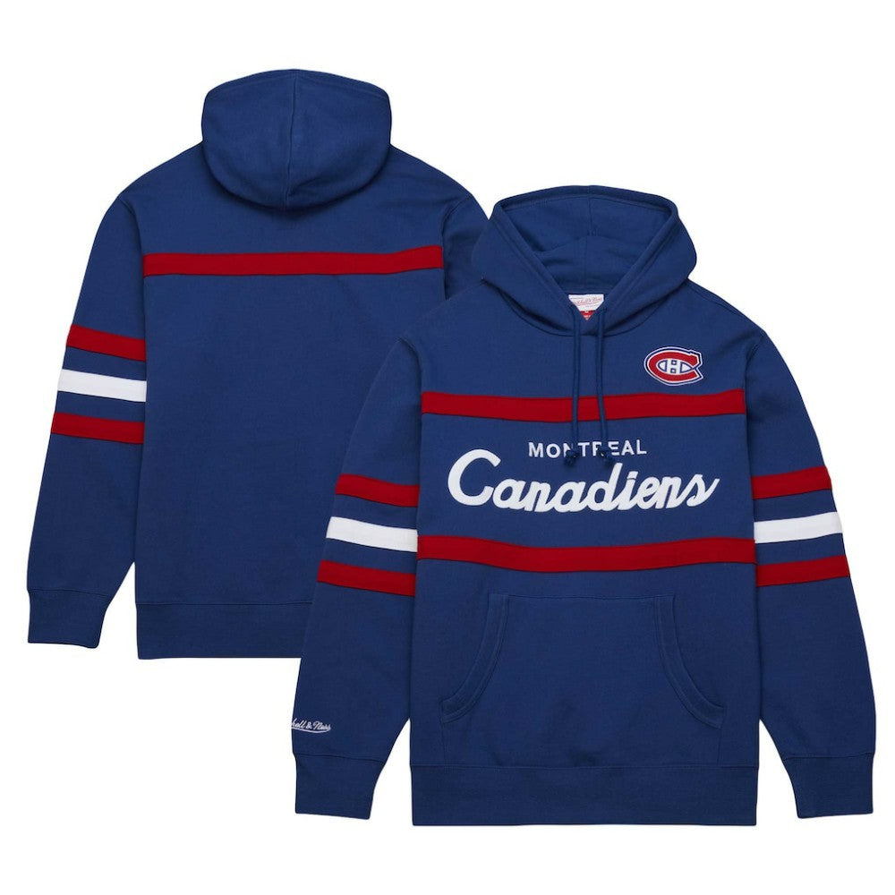 Montreal Canadiens Mitchell & Ness Head Coach Pullover Hoodie - Navy - NHL