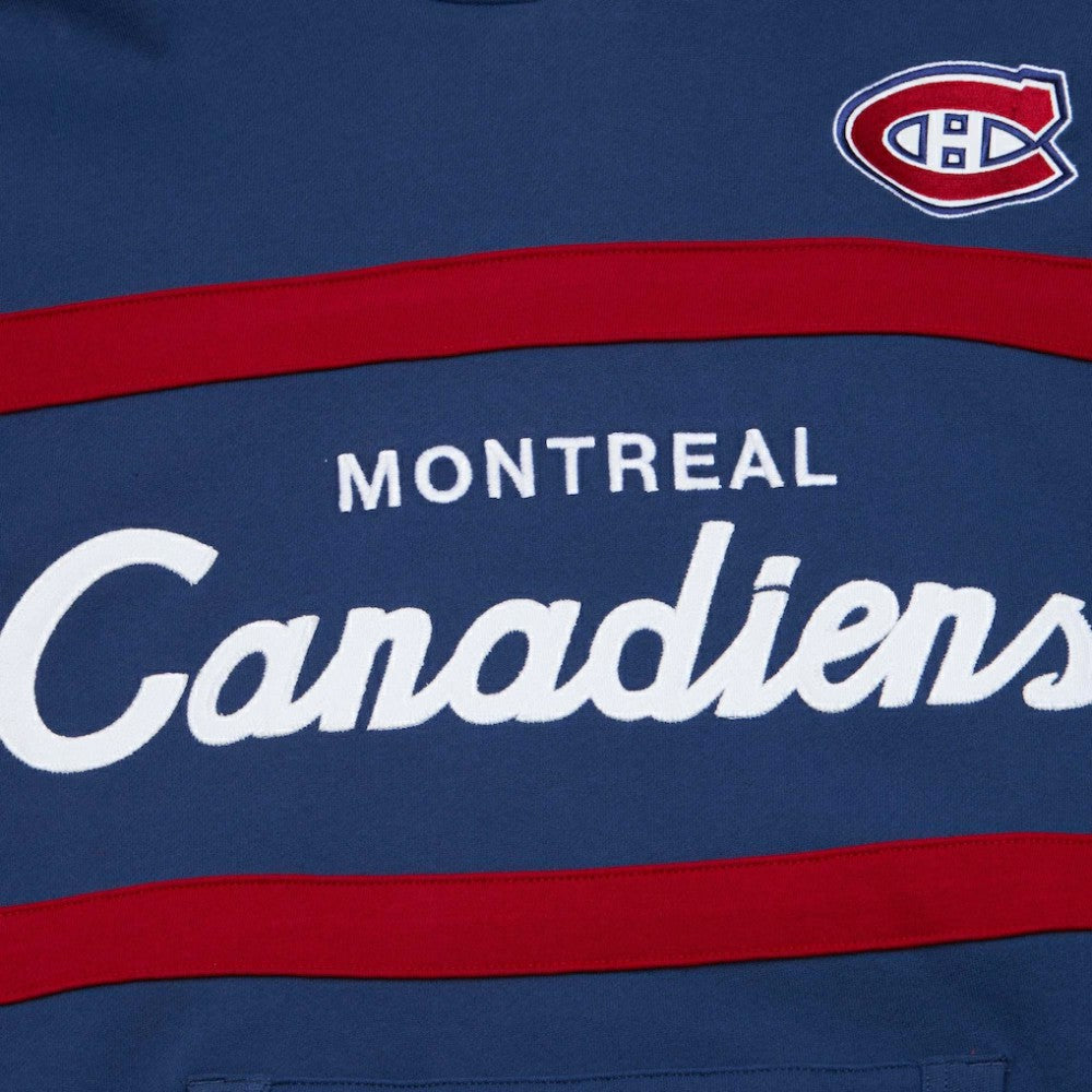 Montreal Canadiens Mitchell & Ness Head Coach Pullover Hoodie - Navy - NHL