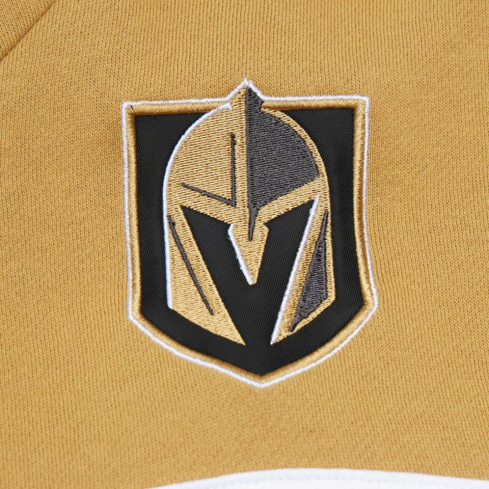 Vegas Golden Knights Mitchell & Ness Head Coach Pullover Hoodie - Black/Gold - NHL