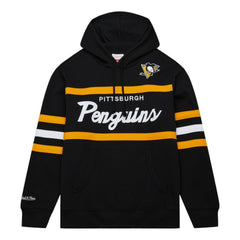 Pittsburgh Penguins Mitchell & Ness Head Coach Pullover Hoodie - Black - NHL